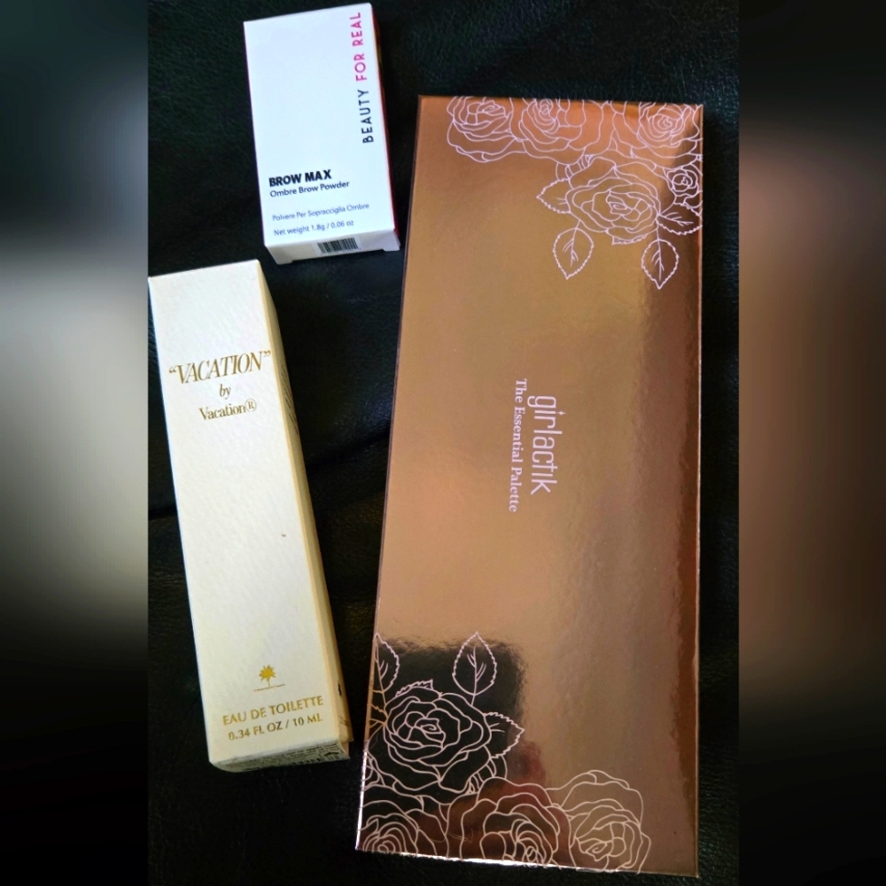 Girlactik The Essential Palette Brow Max &Vacation Eau De Toilette .34floz - Picture 1 of 7